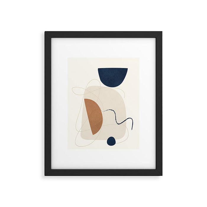 Spiraling Geometry 2 Framed Art Print Gallery Image 1
