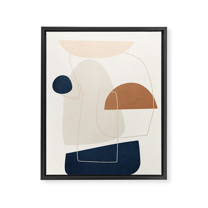 Spiraling Geometry 4 Framed Canvas Print Gallery Image 1