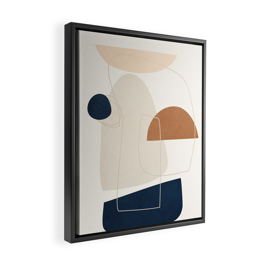 Spiraling Geometry 4 Framed Canvas Print Gallery Image 2