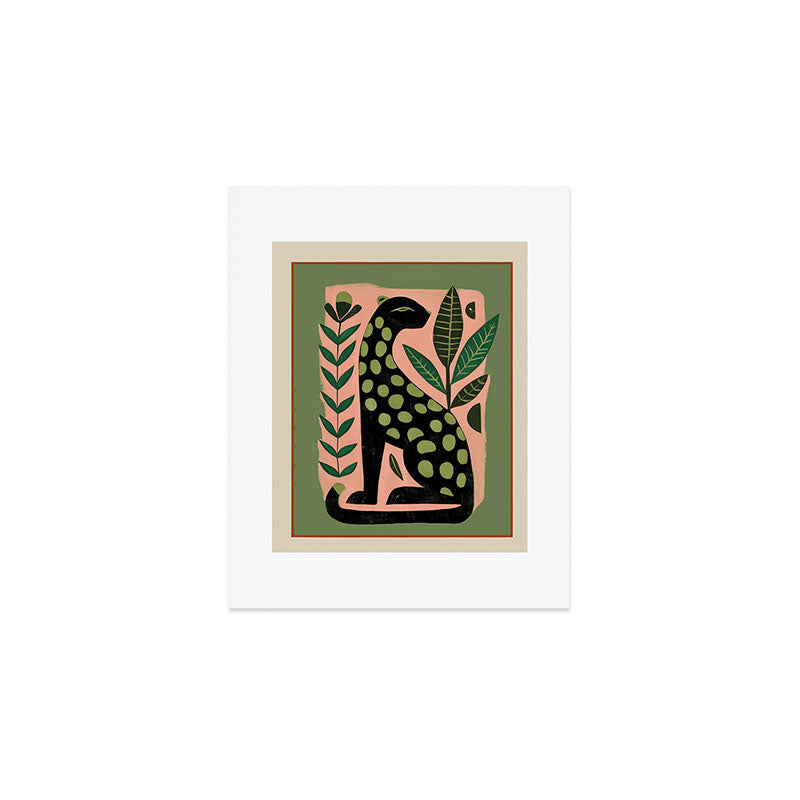 Spotted Cat Art Print Gallery Image 1