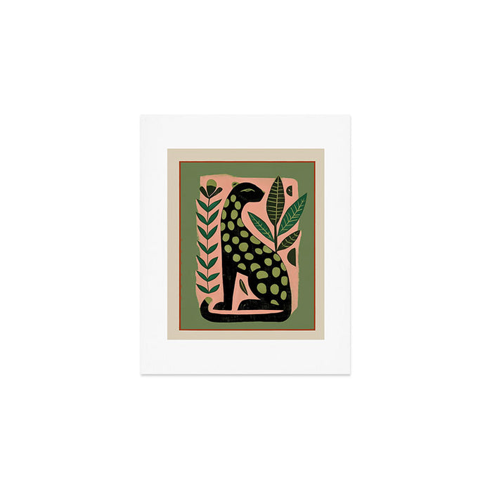Spotted Cat Art Print Gallery Image 1