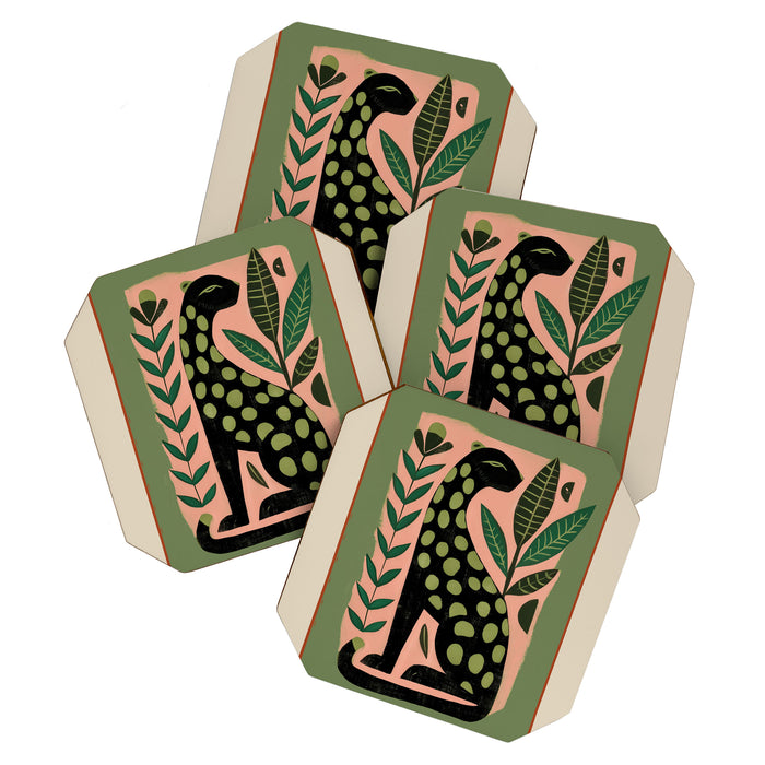 Spotted Cat Coaster Gallery Image 1