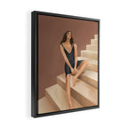 Stairs Framed Canvas Print Gallery Image 2