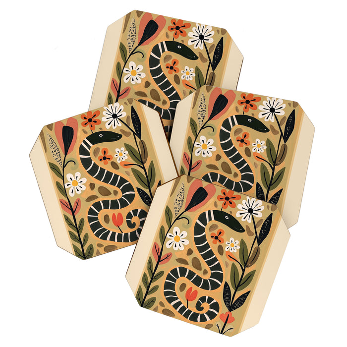 Striped Garden Snake I Coaster Gallery Image 1
