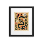 Striped Garden Snake I Framed Art Print Gallery Image 5