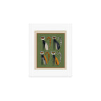 Striped Lemurs Art Print Gallery Image 1