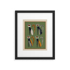Striped Lemurs Framed Art Print Gallery Image 5