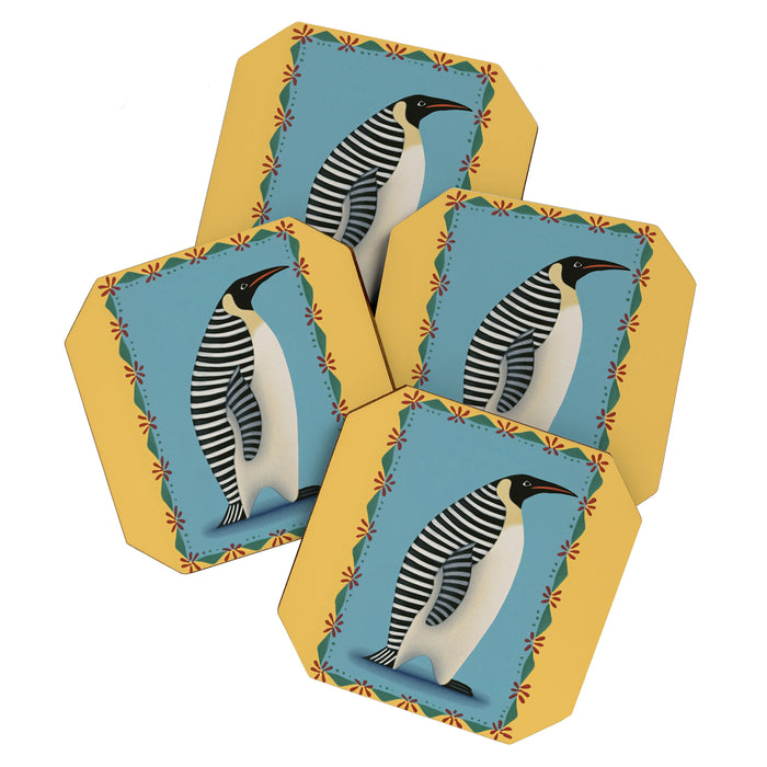 Striped Penguin Coaster Gallery Image 1