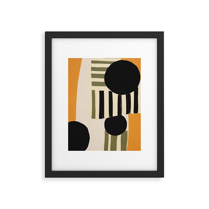 Stripes and Shapes I Framed Art Print Gallery Image 1