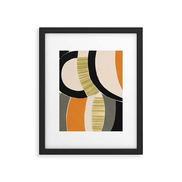 Stripes and Shapes II Framed Art Print Gallery Image 1