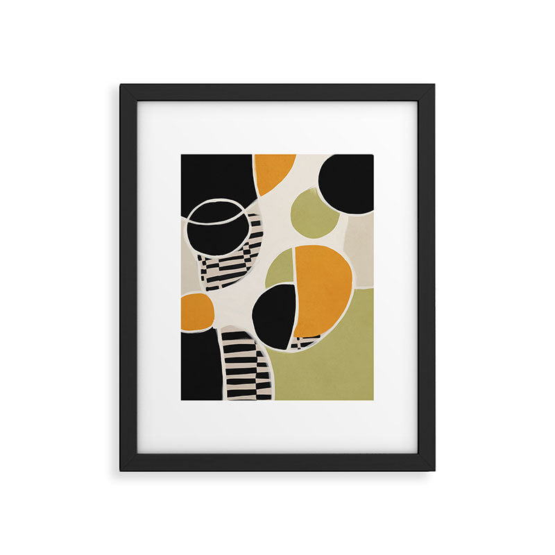 Stripes and Shapes III Framed Art Print Gallery Image 5