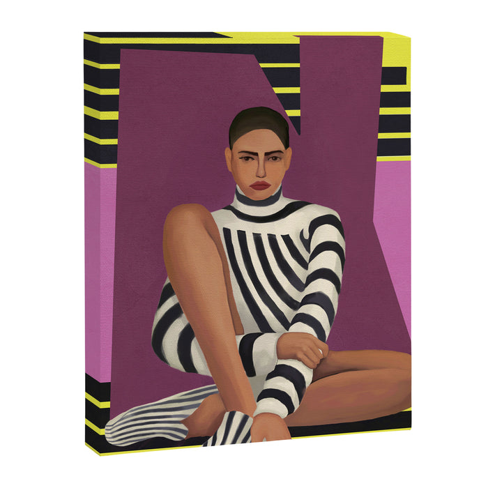 Stripes in Stillness Canvas Print Gallery Image 1