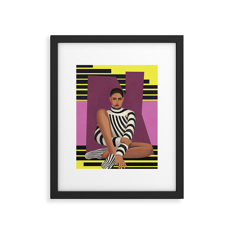 Stripes in Stillness Framed Art Print Gallery Image 5