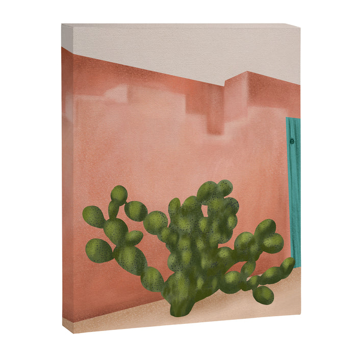 Strong Desert Cactus Canvas Print Gallery Image 1