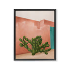 Strong Desert Cactus Framed Canvas Print Gallery Image 6