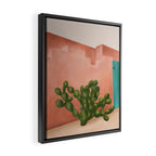 Strong Desert Cactus Framed Canvas Print Gallery Image 2