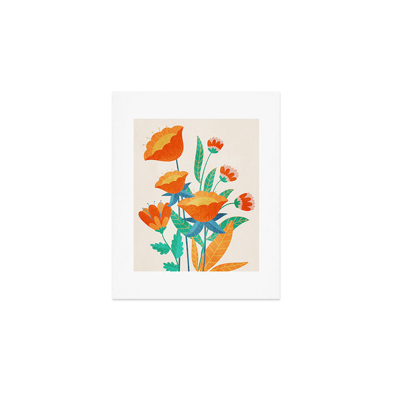 Summer Flowers I Art Print Gallery Image 1