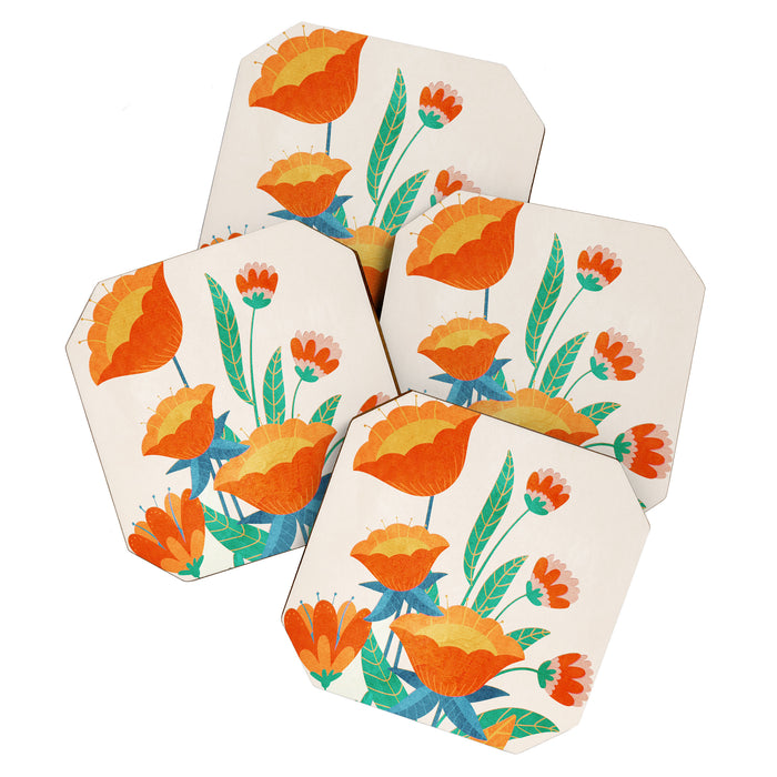 Summer Flowers I Coaster Gallery Image 1