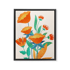 Summer Flowers I Framed Canvas Print Gallery Image 8