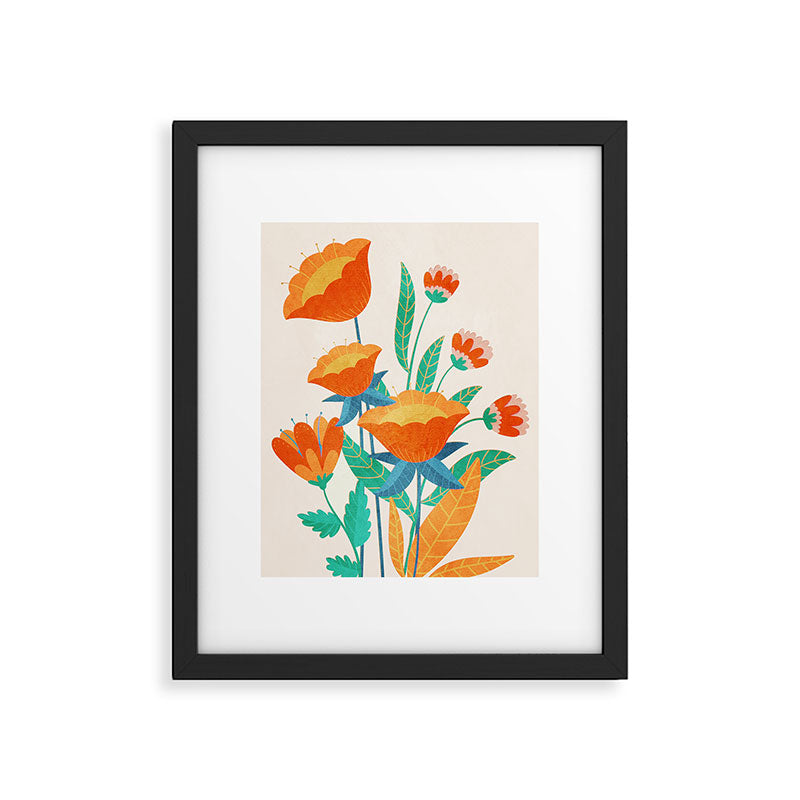 Summer Flowers I Framed Art Print Gallery Image 6