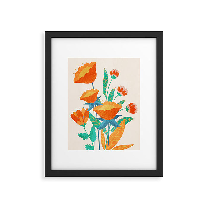 Summer Flowers I Framed Art Print Gallery Image 1