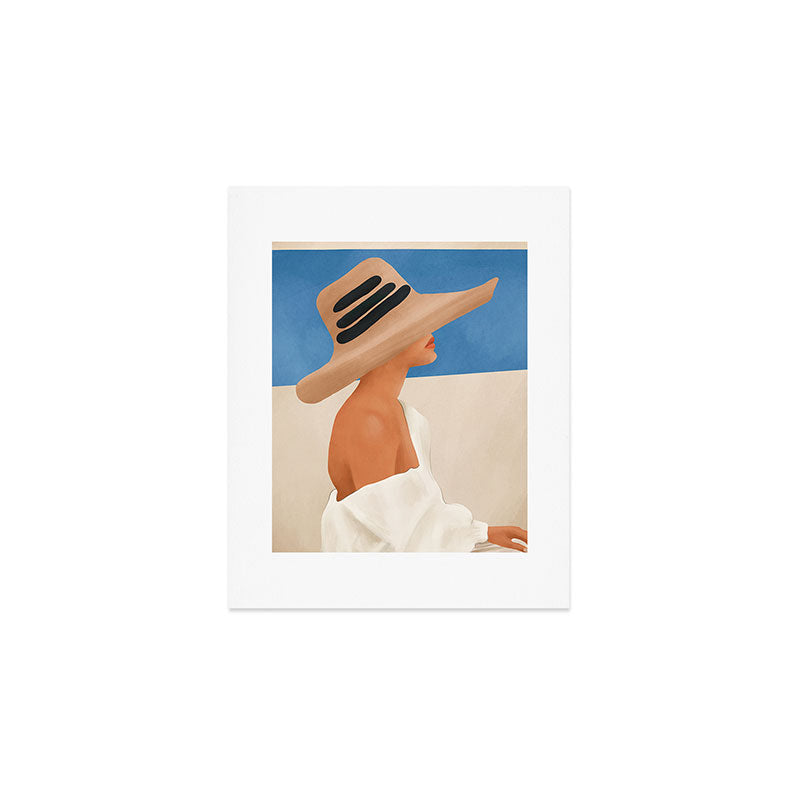 Summer Hat Art Print Gallery Image 1