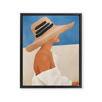 Summer Hat Framed Canvas Print Gallery Image 6