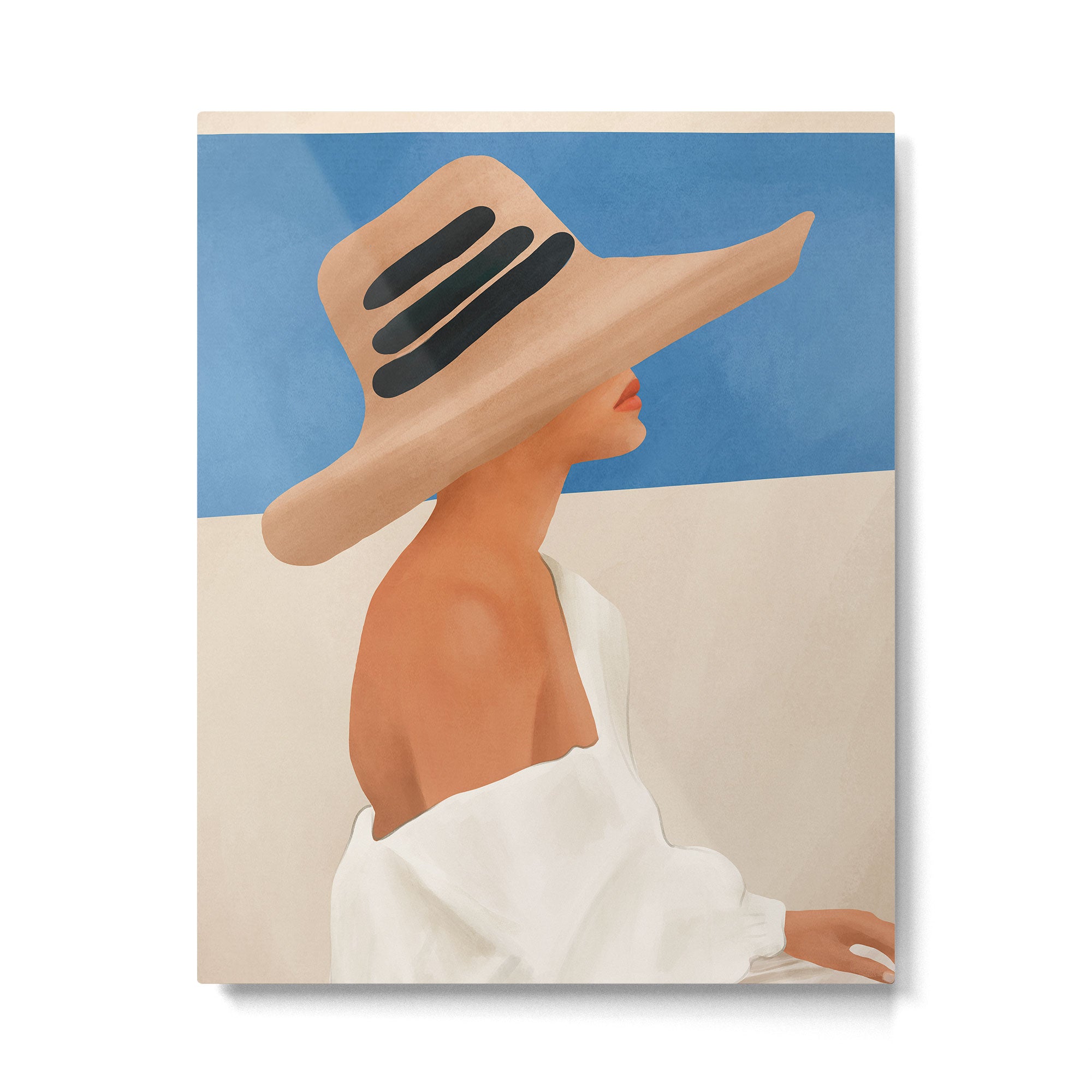 Summer Hat Metal Print Gallery Image 4