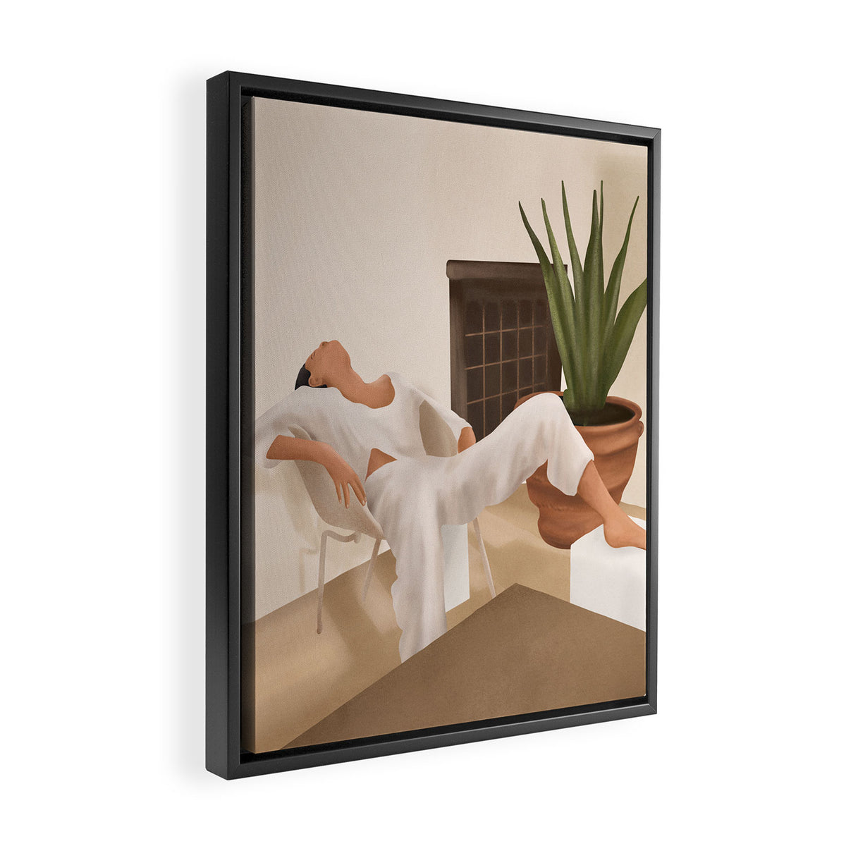 Summer Heat II Framed Canvas Print Gallery Image 2