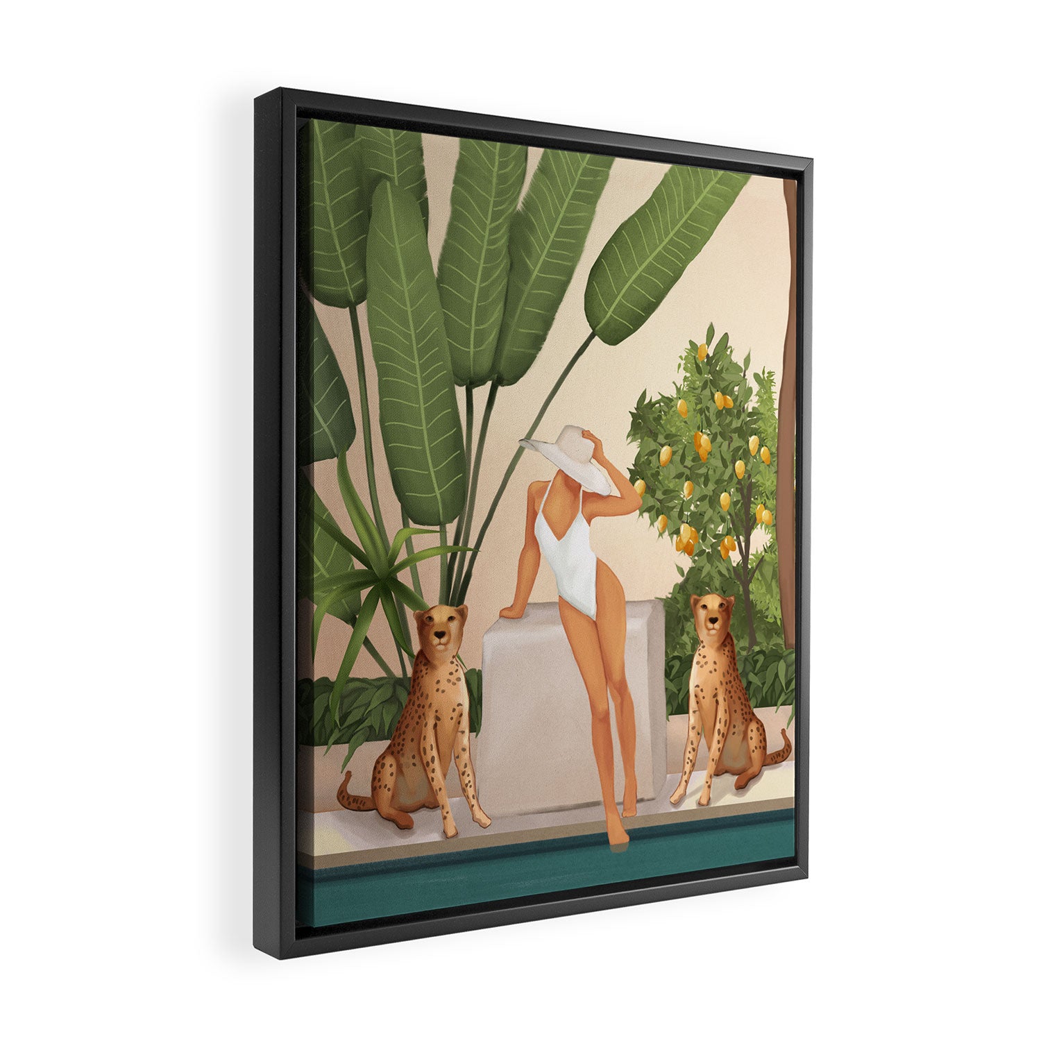 Summer in the Wild Framed Canvas Print Gallery Image 2
