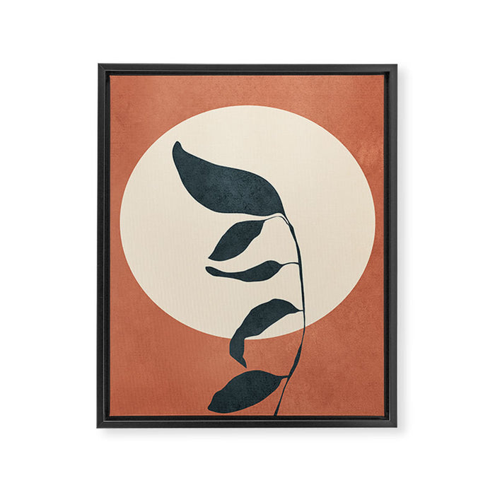 Summer Leaves Framed Canvas Print Gallery Image 1