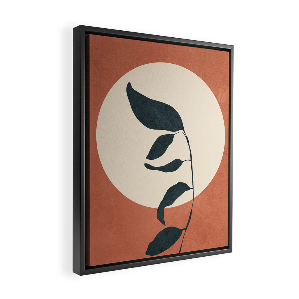 Summer Leaves Framed Canvas Print Gallery Image 2