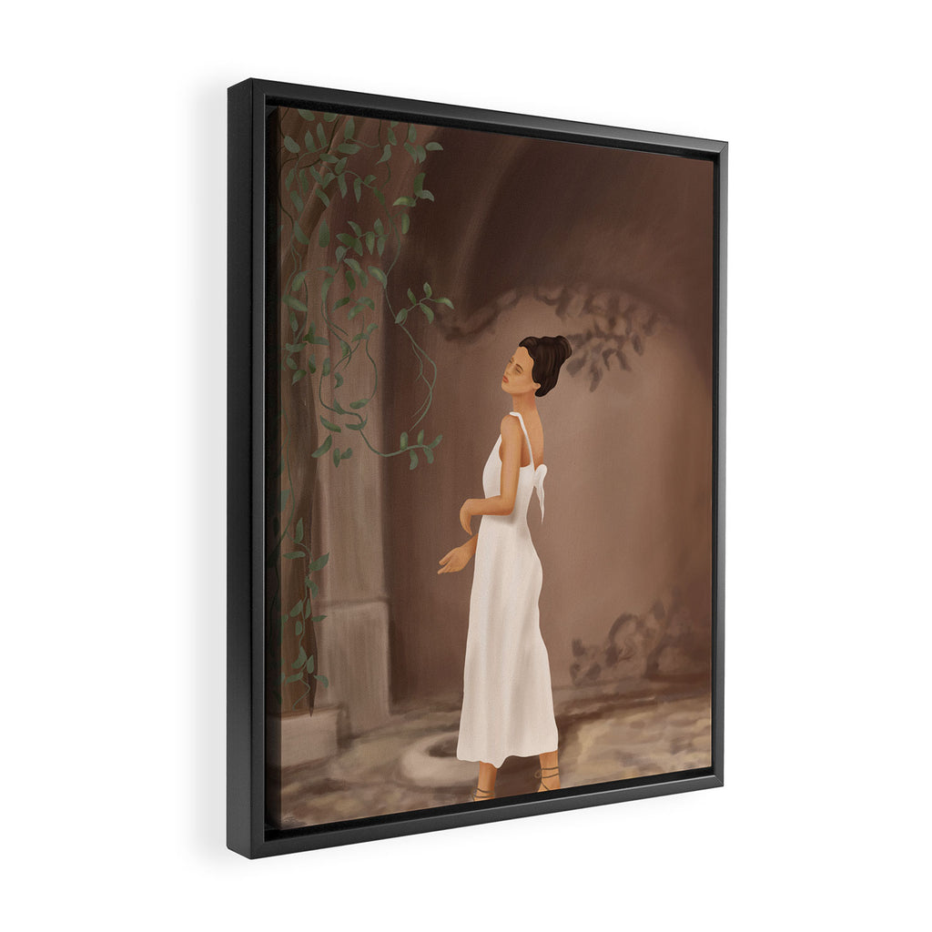Summer Morning at Home Framed Canvas Print Gallery Image 2