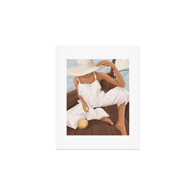 Summer Reading I Art Print Gallery Image 1