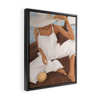 Summer Reading I Framed Canvas Print Gallery Image 2