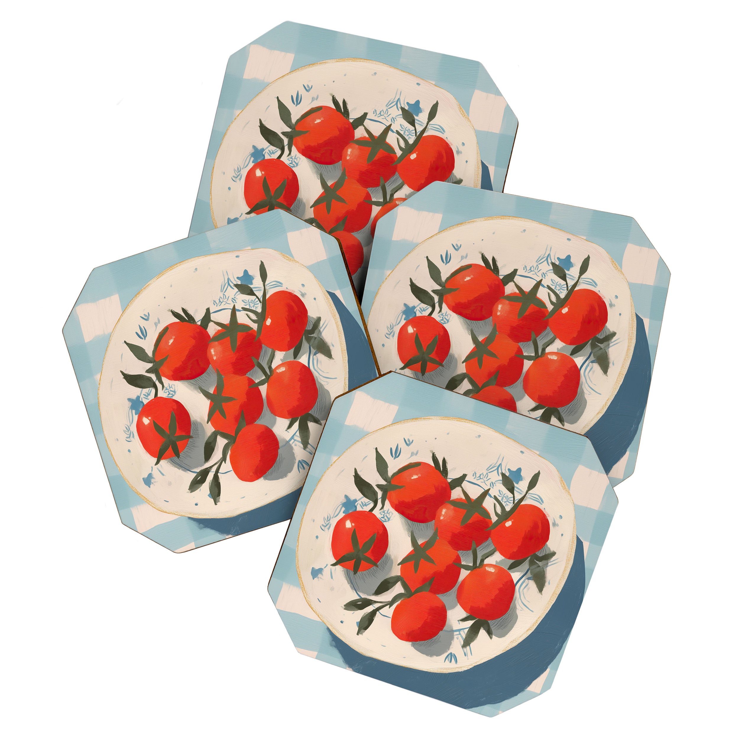  Summer Tomatoes Coaster Gallery Image 1