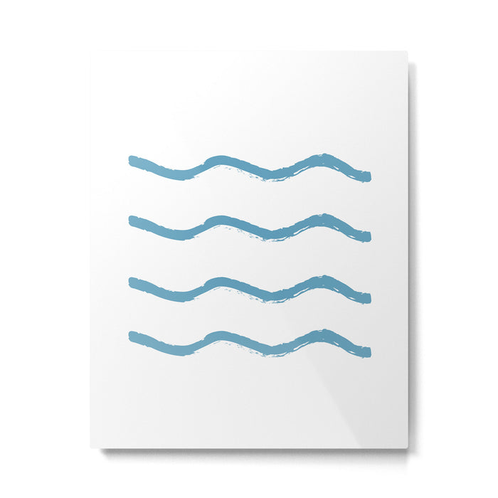 Summer Waves Metal Print Gallery Image 1