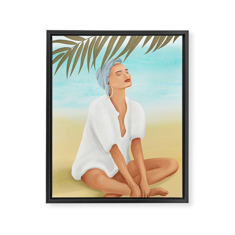 Summertime II Framed Canvas Print Gallery Image 6