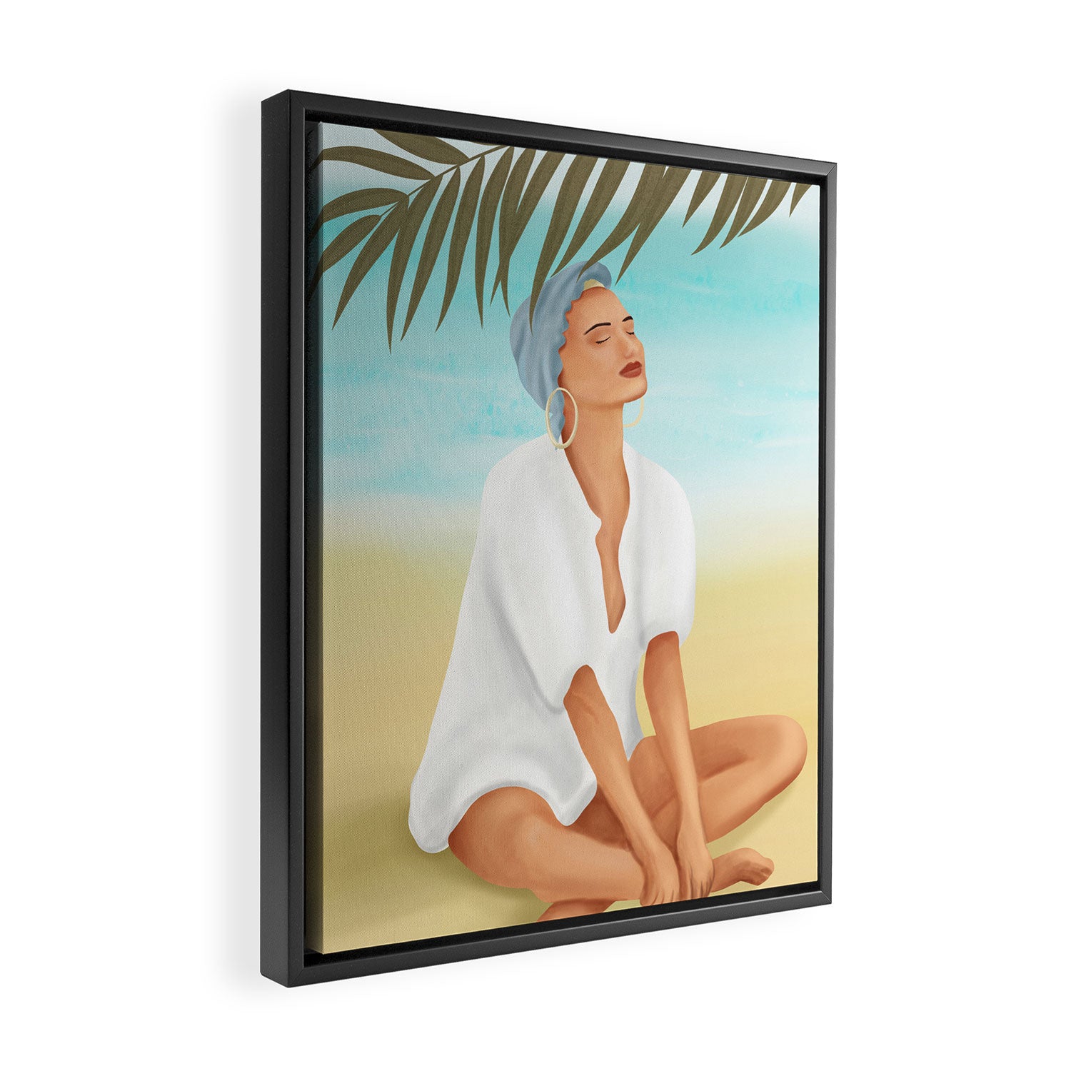 Summertime II Framed Canvas Print Gallery Image 2