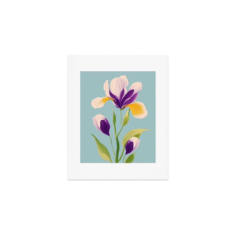Sun-Kissed Iris Art Print Gallery Image 1