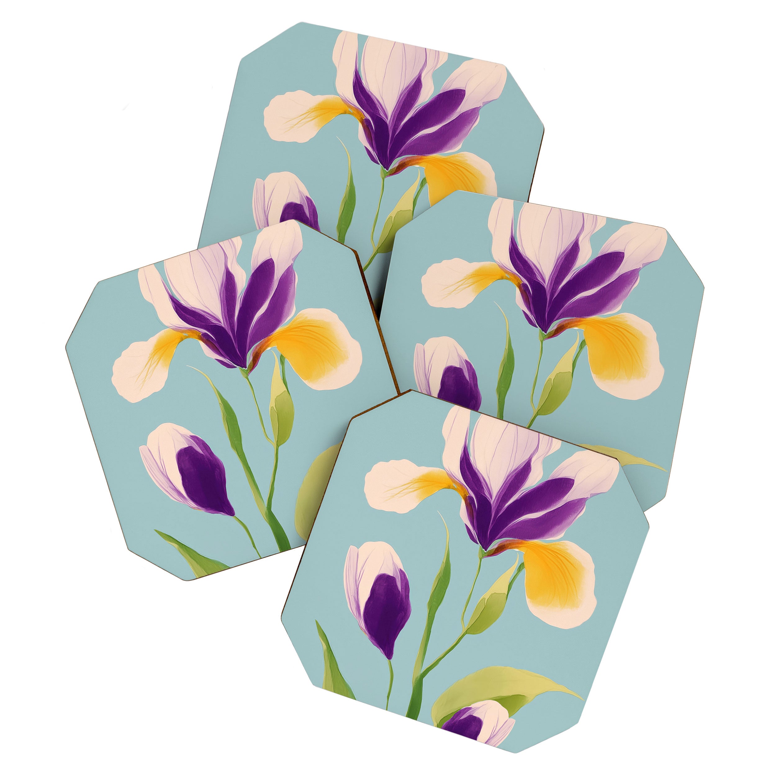 Sun-Kissed Iris Coaster Gallery Image 1