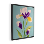 Sun-Kissed Iris Framed Canvas Print Gallery Image 2