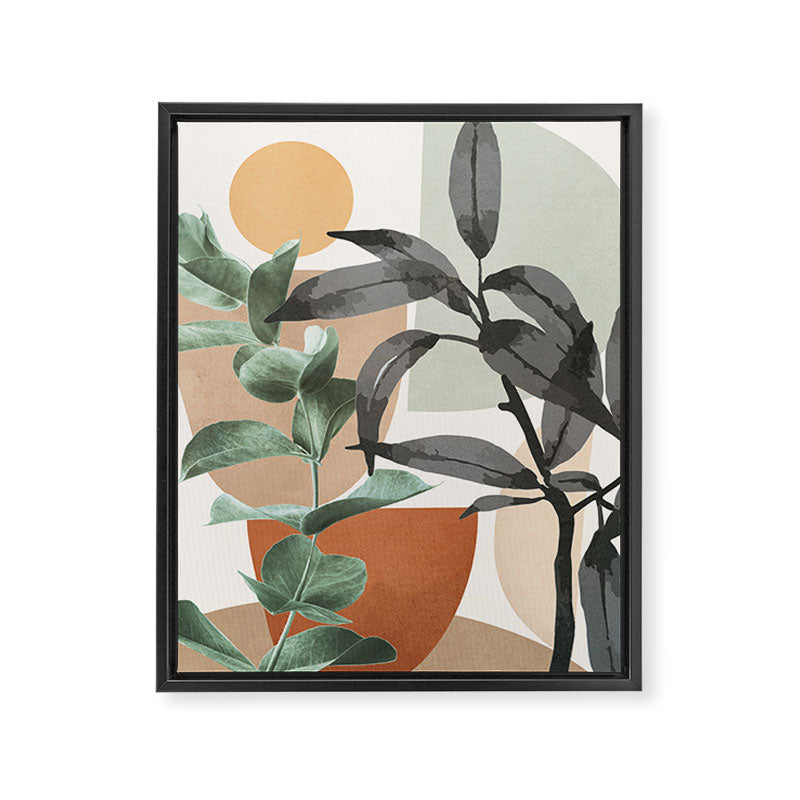 Sunset Flora 01 Framed Canvas Print Gallery Image 6