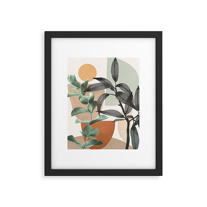 Sunset Flora 01 Framed Art Print Gallery Image 5