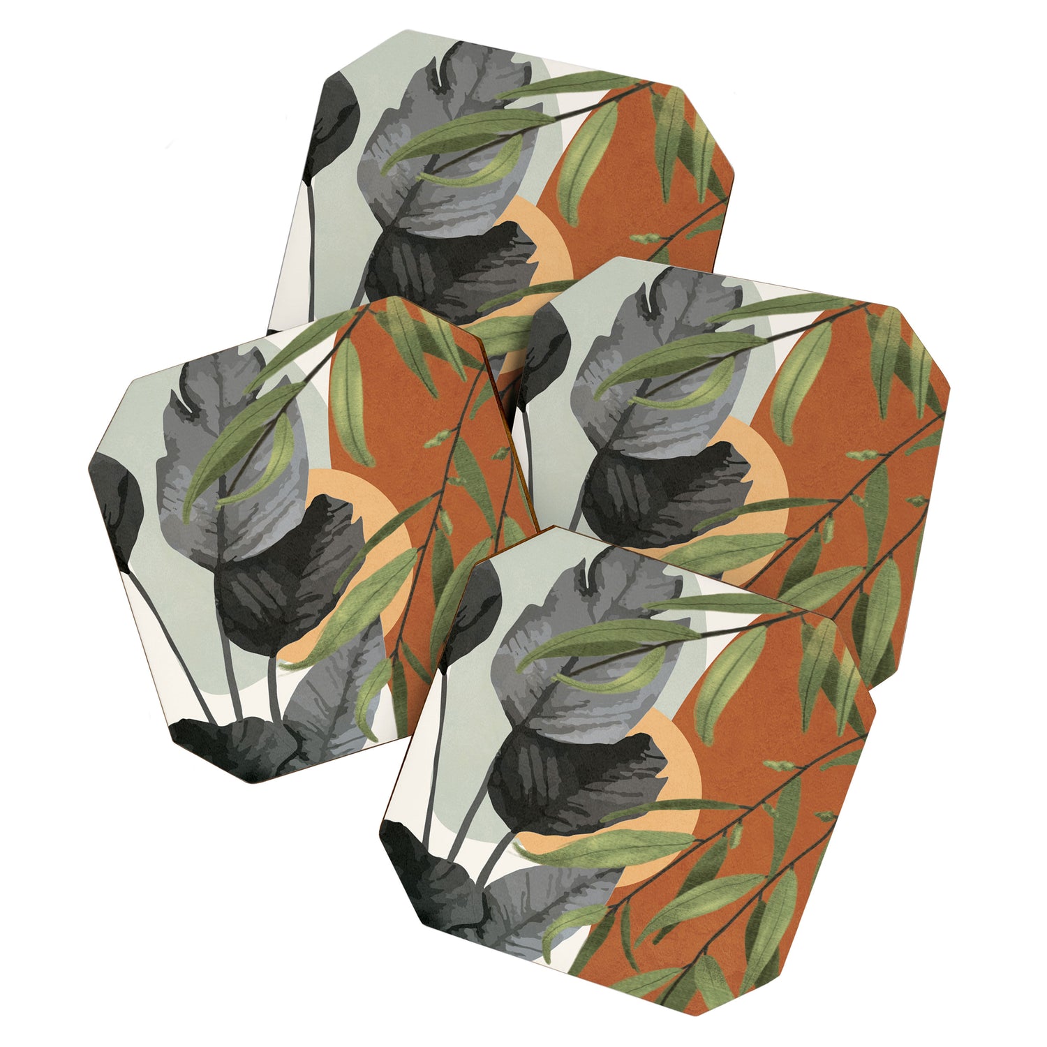 Sunset Flora 02 Coaster Gallery Image 1