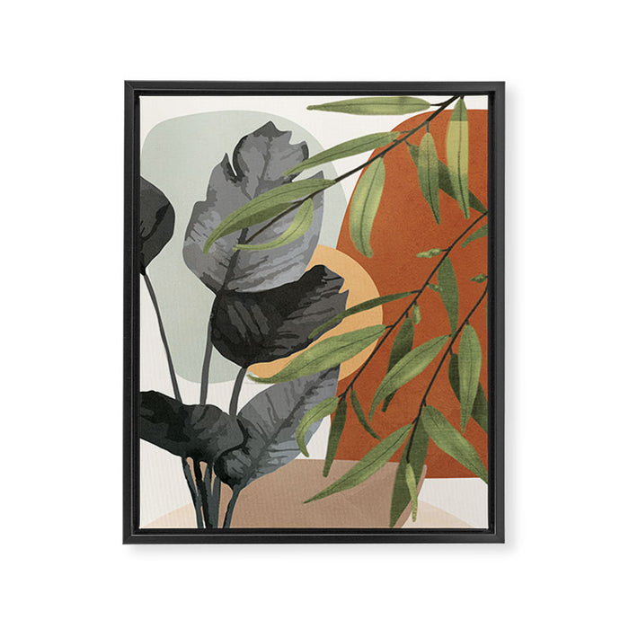 Sunset Flora 02 Framed Canvas Print Gallery Image 1