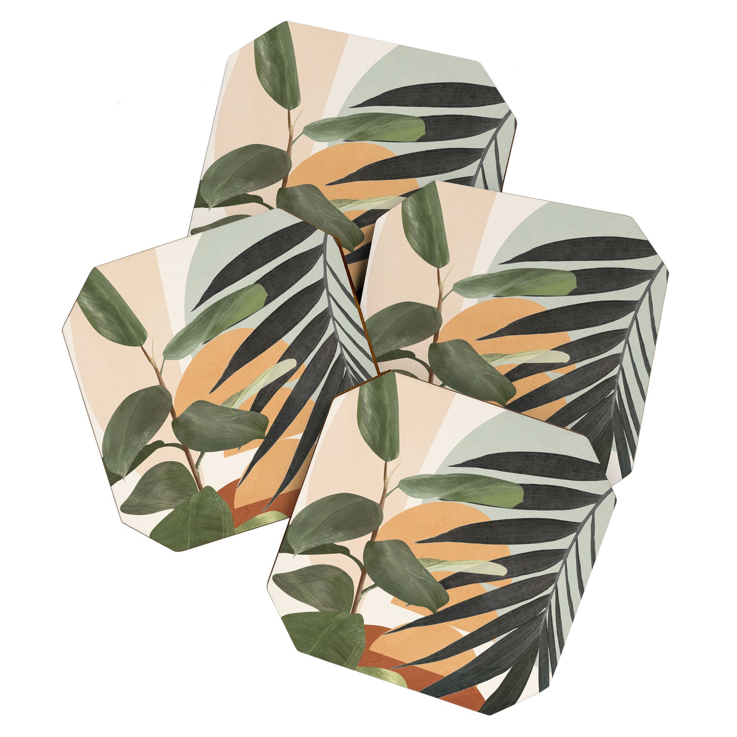 Sunset Flora 03 Coaster Gallery Image 1