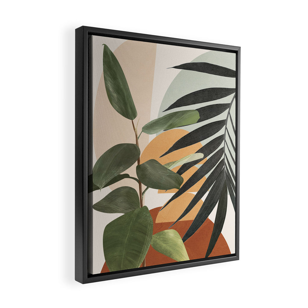 Sunset Flora 03 Framed Canvas Print Gallery Image 2