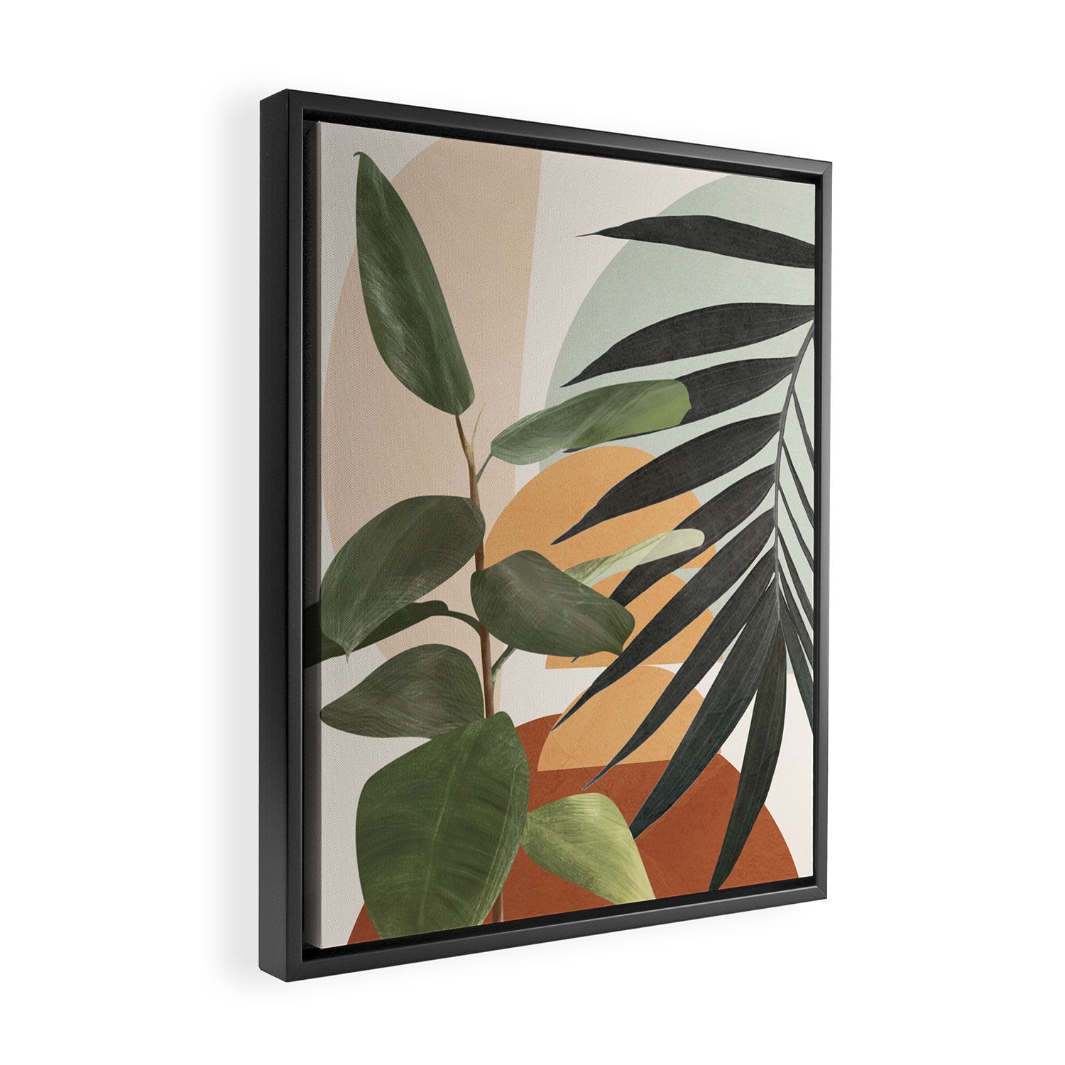 Sunset Flora 03 Framed Canvas Print Gallery Image 2