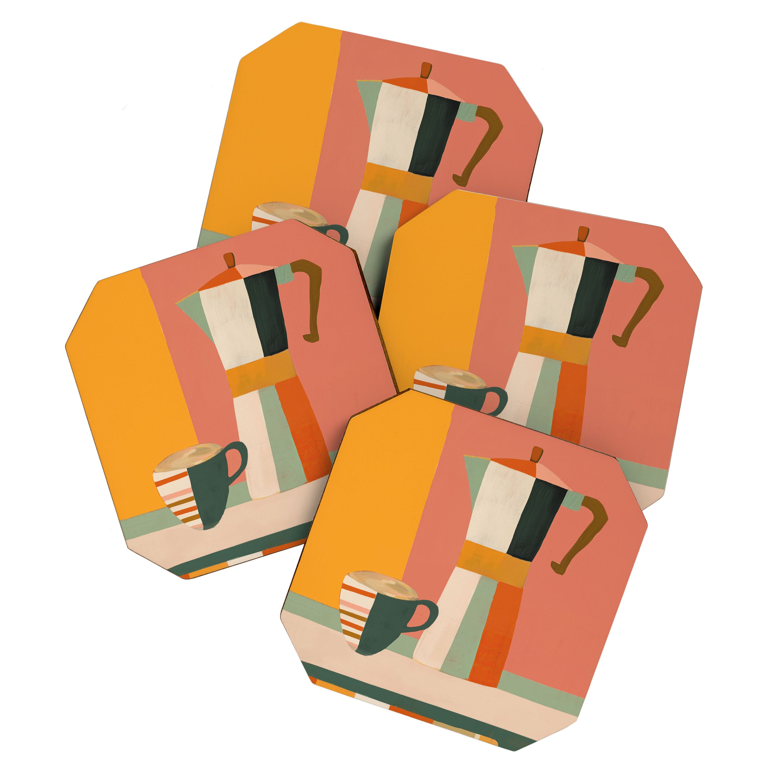 Sunset Moka Coaster Gallery Image 1